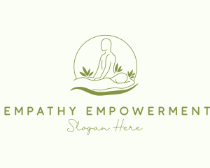 Natural Body Massage Therapy logo design