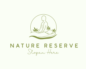 Natural Body Massage Therapy logo design