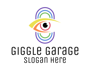 Multicolor Eye Surveillance Logo