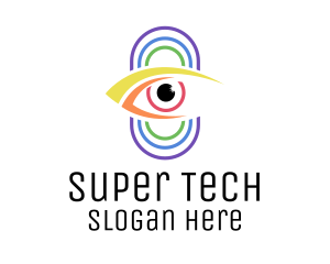 Multicolor Eye Surveillance Logo