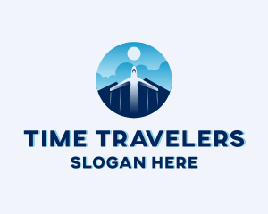 Travel Plane Vacation logo design