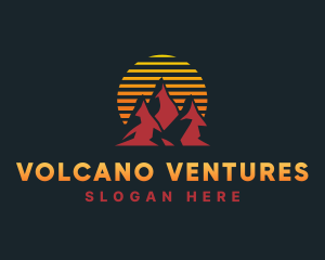 Outdoor Summit Sunset logo design