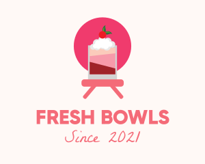 Pink Berry Parfait logo design