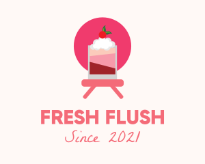 Pink Berry Parfait logo design