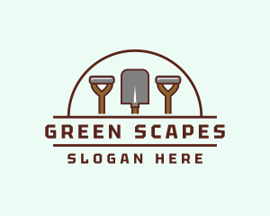 Landscaping Mining Shovel logo