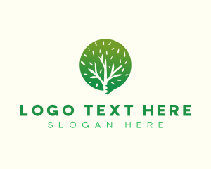 Nature Tree Lumber logo design