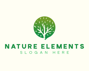 Nature Tree Lumber logo design