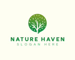 Nature Tree Lumber logo design