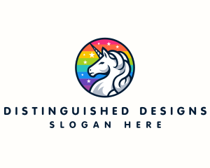  Mythical Creature Unicorn logo