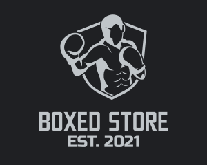 Boxing Gym Trainer logo design