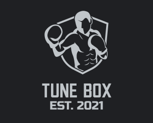 Boxing Gym Trainer logo design