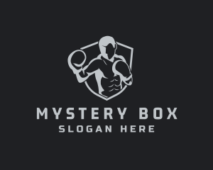 Boxing Gym Trainer logo design