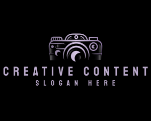 Camera Lens Photography logo design