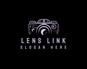 Camera Lens Photography logo design