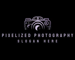 Camera Lens Photography logo design