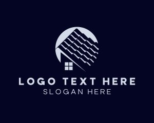 Roof Wave Tiles logo design