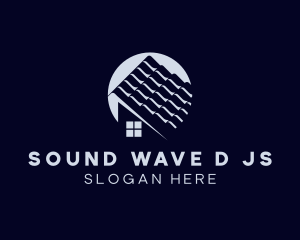 Roof Wave Tiles logo design