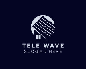 Roof Wave Tiles logo design