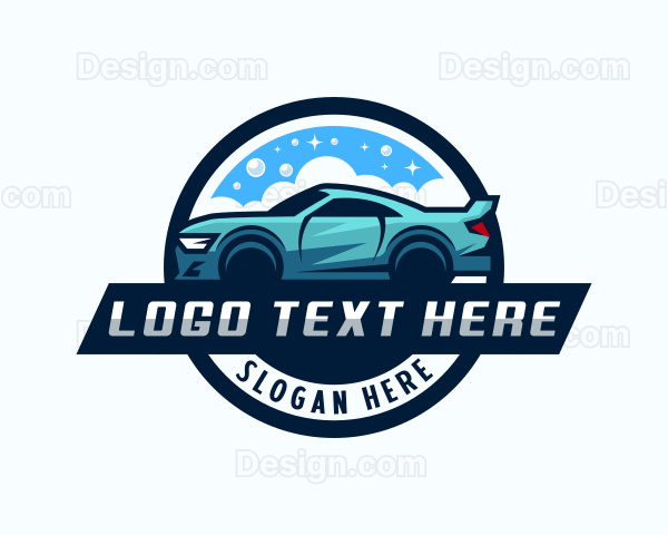 Car Wash Cleaner Logo