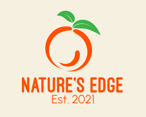 Healthy Orange Fruit  logo design