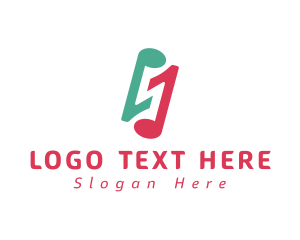 Music - Music Letter S logo design