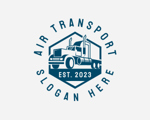 Cargo Forwarding Truck logo design