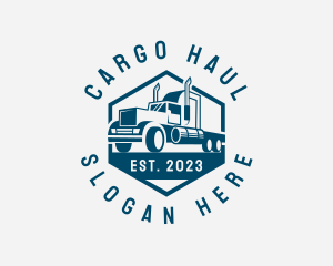 Cargo Forwarding Truck logo design