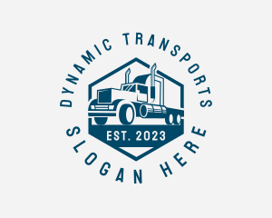 Cargo Forwarding Truck logo design