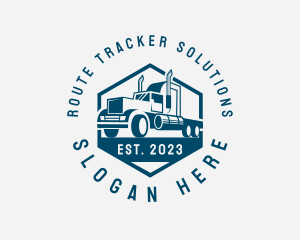 Cargo Forwarding Truck logo design