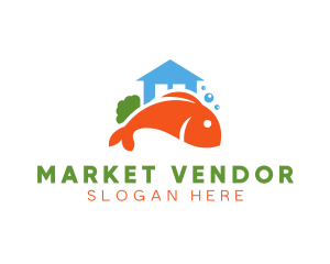 Fish Market Seafoods logo design