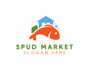 Fish Market Seafoods logo design