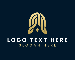 Elegant Business Letter A logo