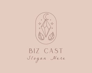 Elegant Crystal Moon logo