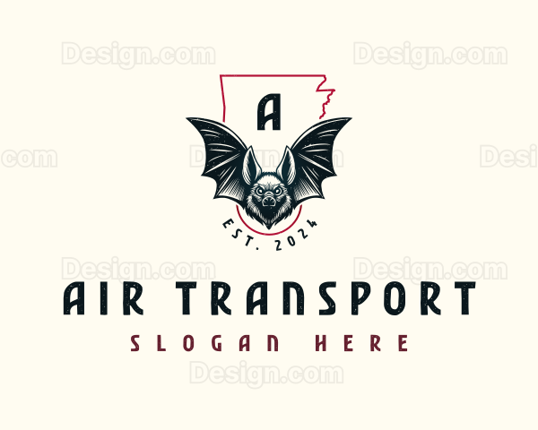 Arkansas Nature Bat Logo