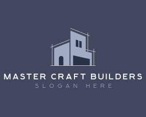 House Builder Architect logo design