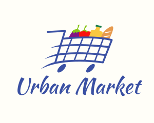 Fast Grocery Pushcart logo