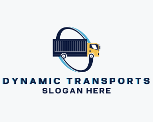 Truck Vehicle Logistics logo design