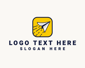 Plane Forwarding Aviation logo design