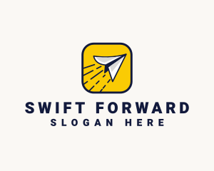 Plane Forwarding Aviation logo design