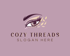 Eyelashes Beauty Perming logo design