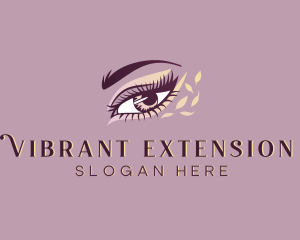 Eyelashes Beauty Perming logo design