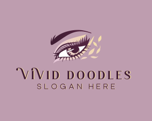 Eyelashes Beauty Perming logo design