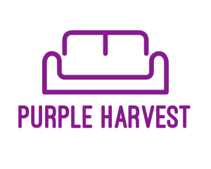 Purple Furniture Sofa logo design