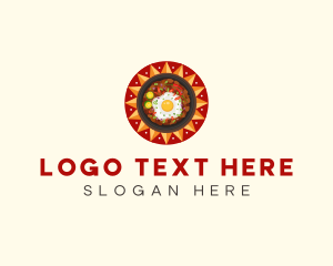 Sisig Delicacy Food logo