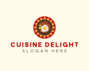 Sisig Delicacy Food logo design