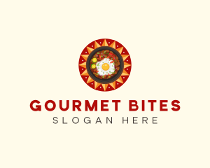 Sisig Delicacy Food logo design