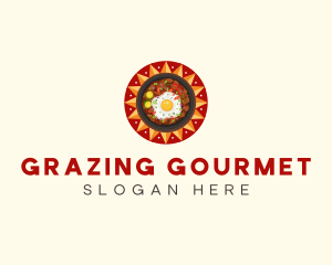 Sisig Delicacy Food logo design