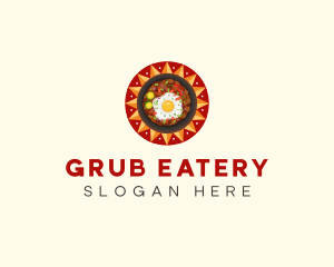 Sisig Delicacy Food logo design