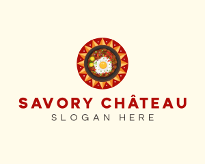 Sisig Delicacy Food logo design