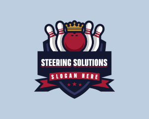 Bowling Sports Tournament logo design